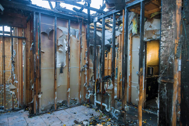Professional Emergency Fire Cleanup technician working in Mayer, AZ